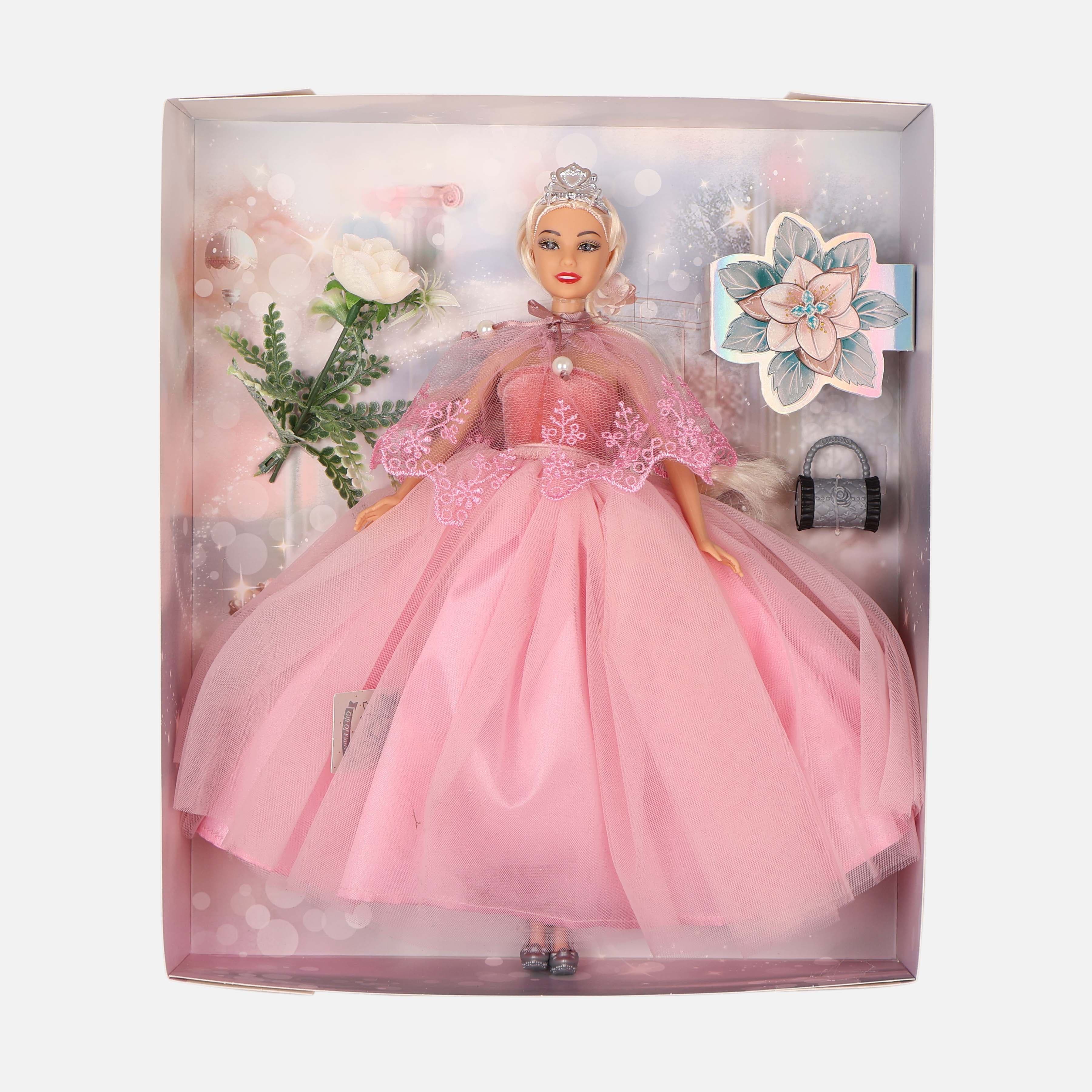 11.5-Inch Garden Style Princess Doll Toy With Accessories