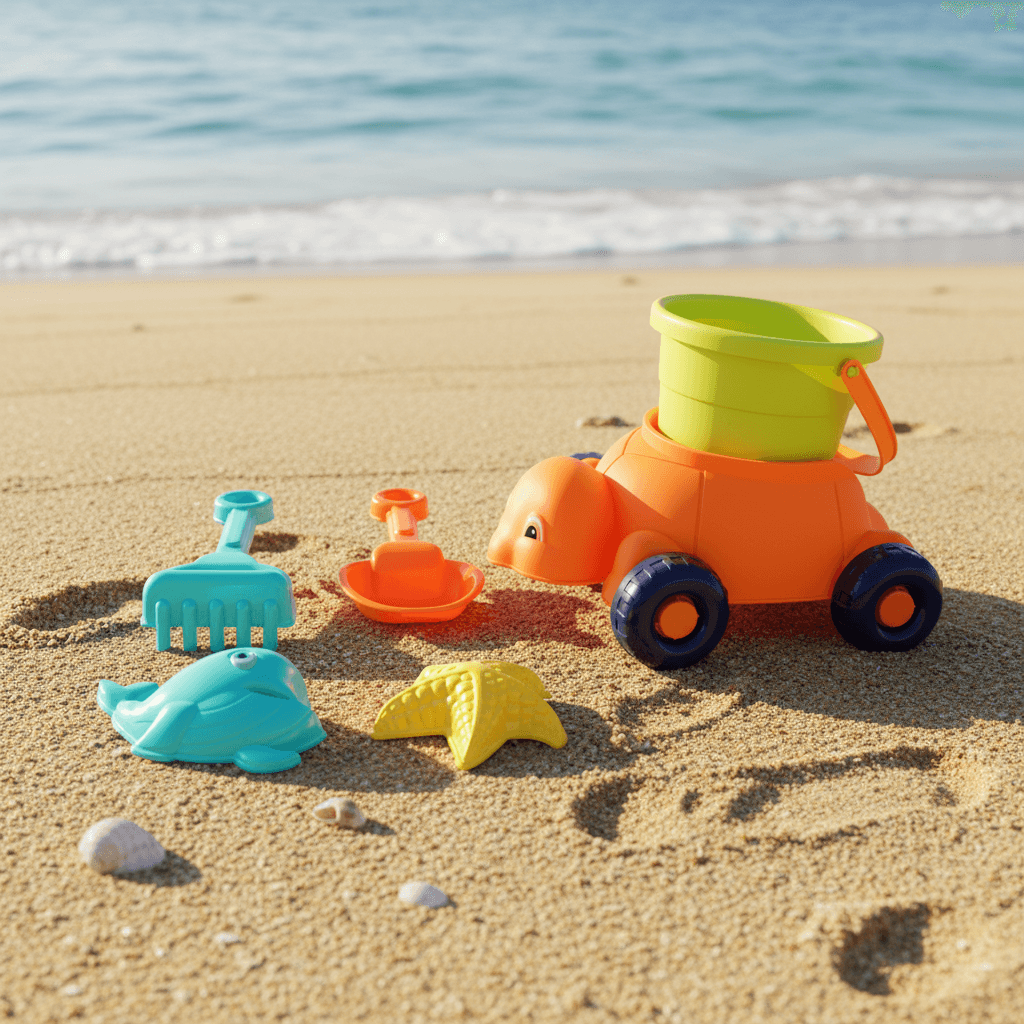 Kids Beach Toys Car Sets 8Pcs - Image 2