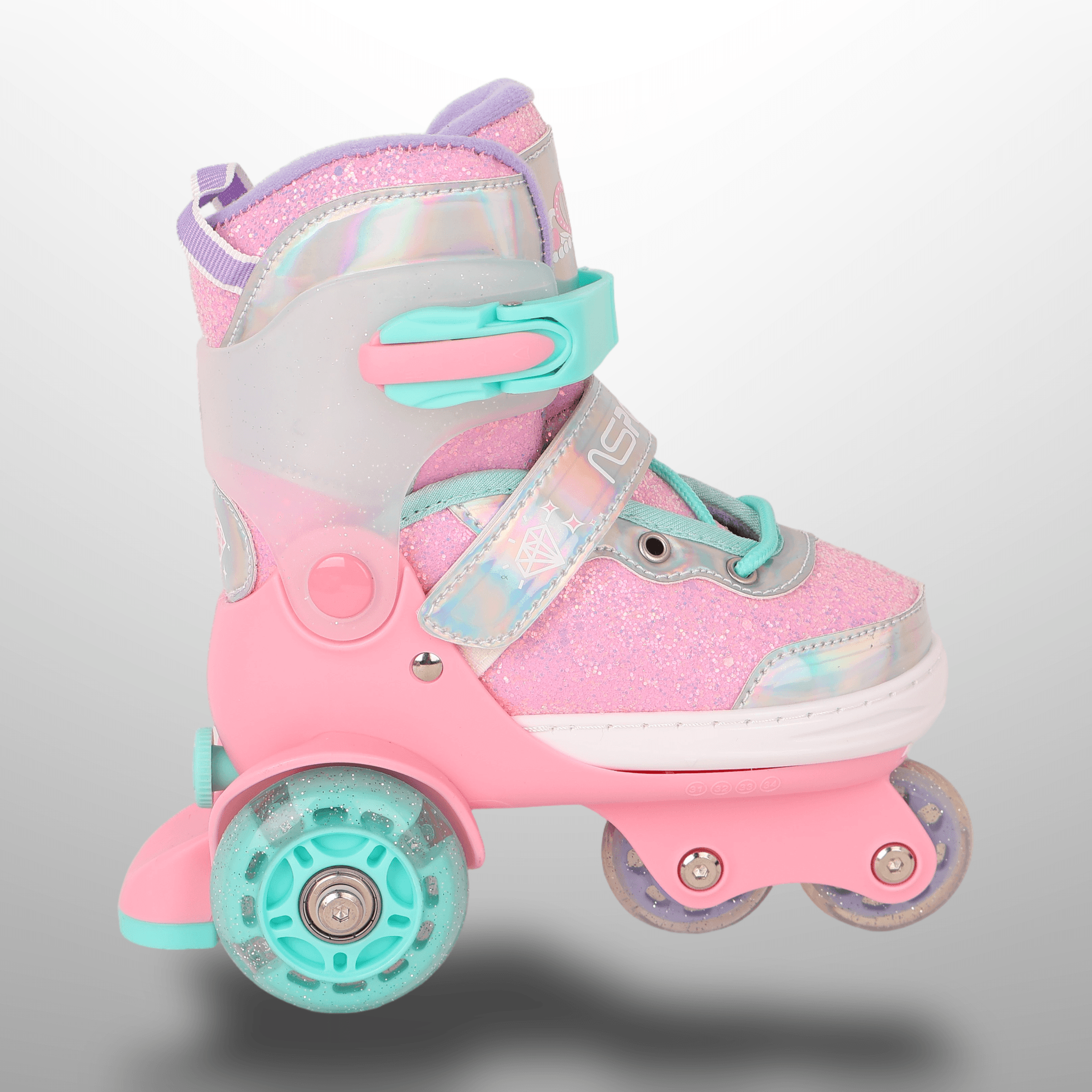 Kids Inline Skates Set With Helmet & Protective Gear - Image 3