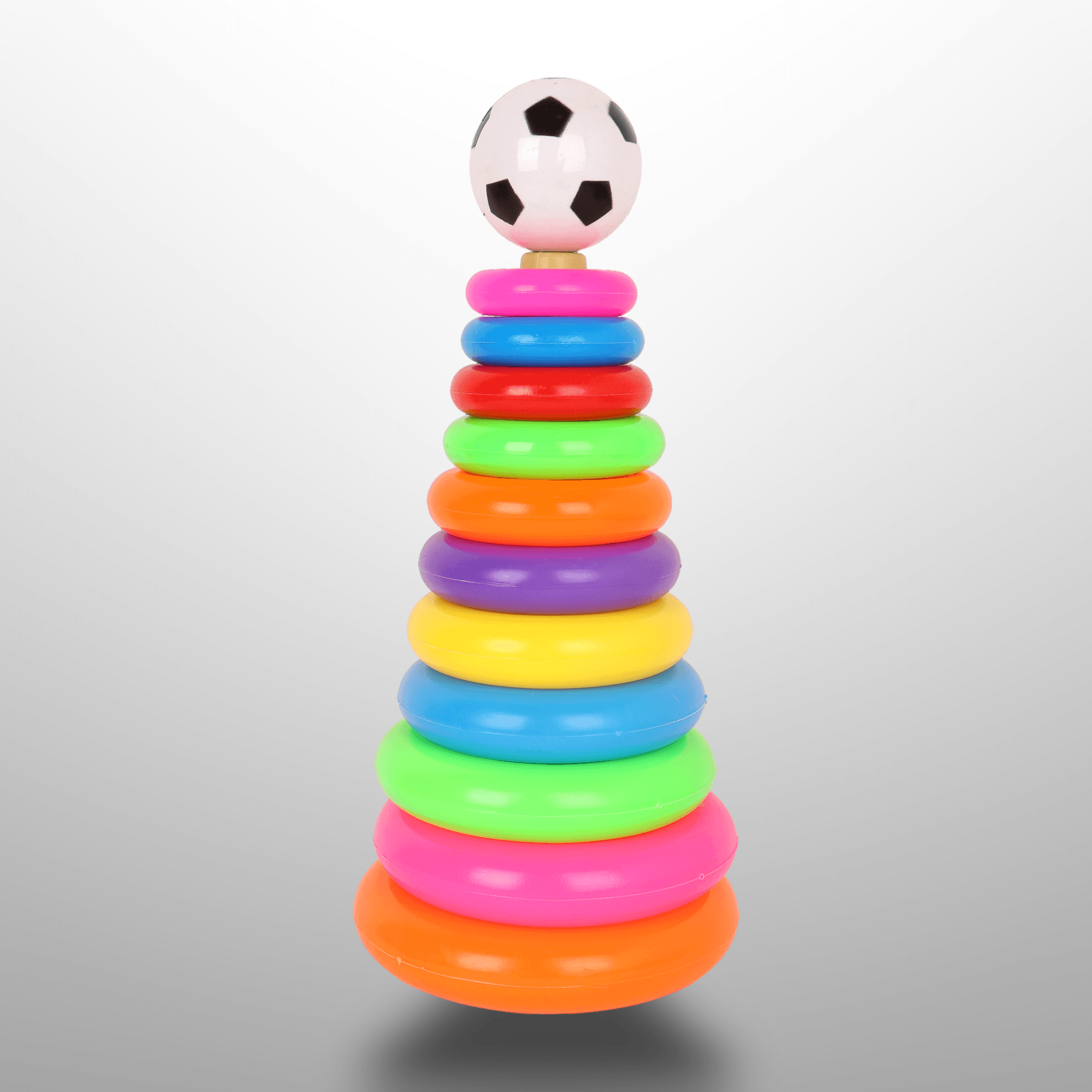 Toy Layer Rainbow Throwing Set With Fooball
