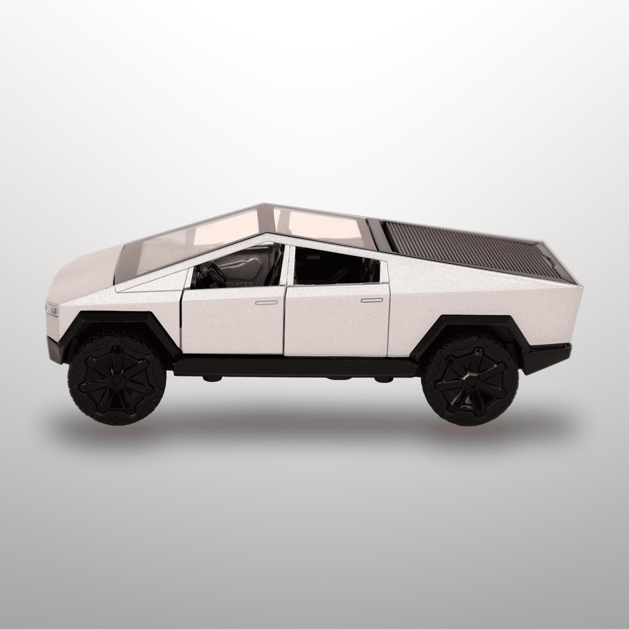 Tesla Cybertruck Die-Cast Pull Back Toy Car-Open Door  Sound & Light