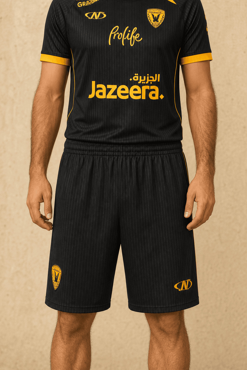 Qadsia SC Men Away Shorts 2026/27 - Black