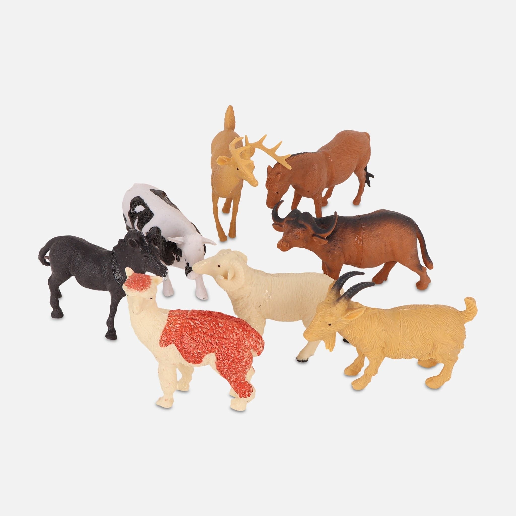 Kids Farm Animals Toy Set 8 Pcs