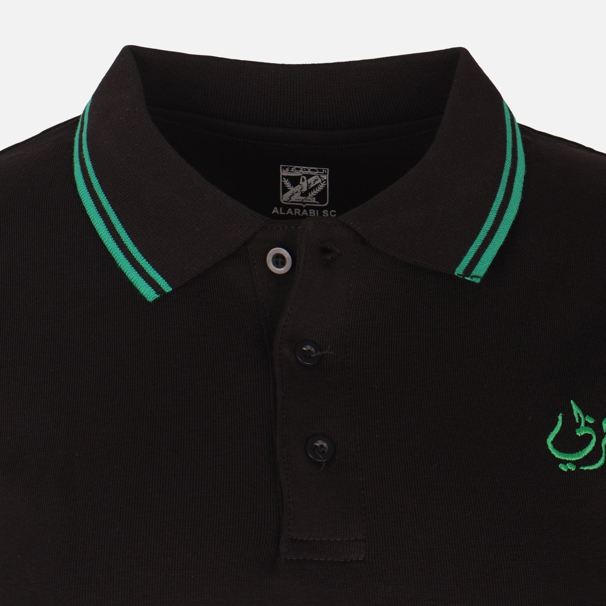 Al-Arabi SC Ladies Short Sleeve Polo T-Shirt - Image 3