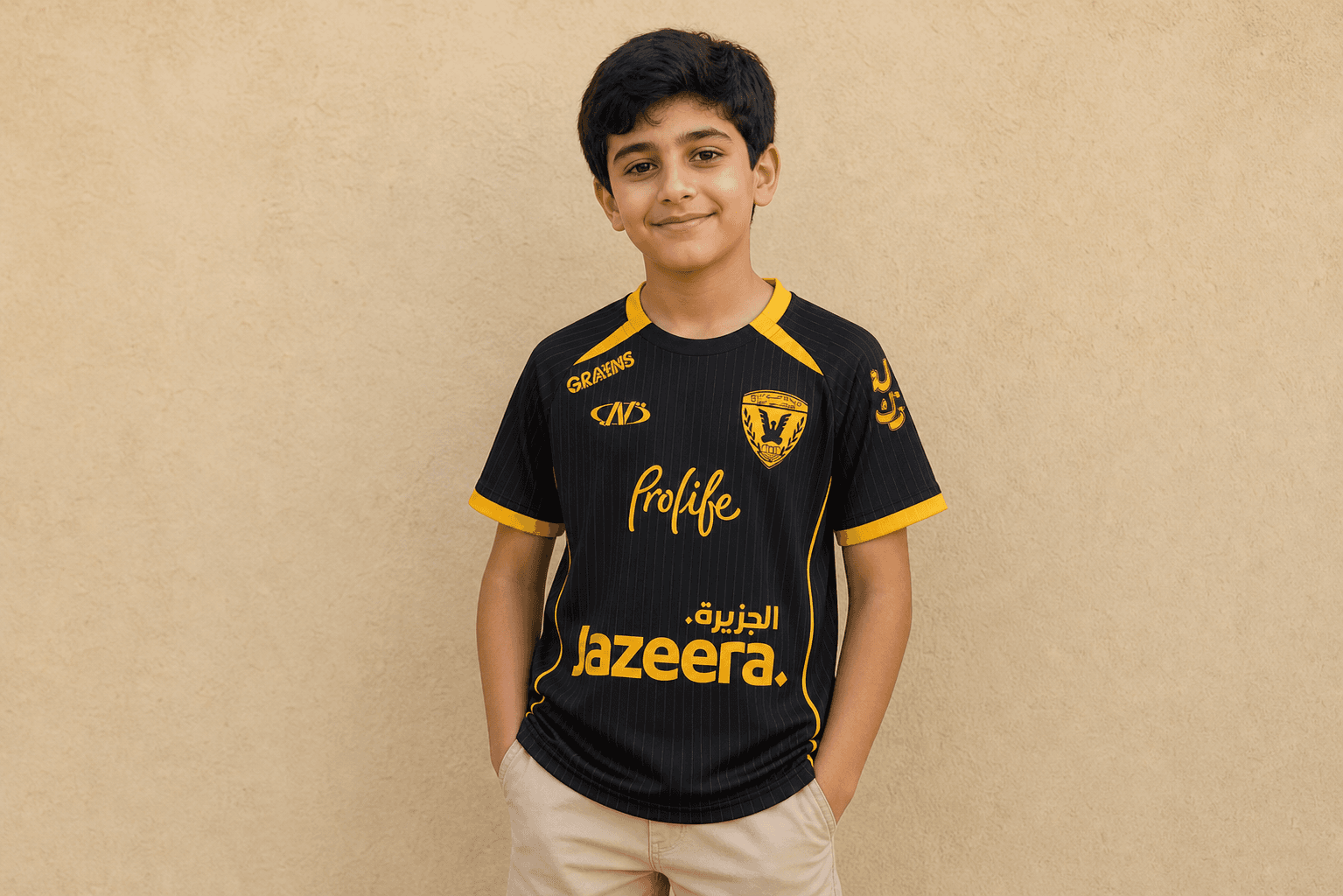 Qadsia SC Boys Away Jersey 2026/27 - Black