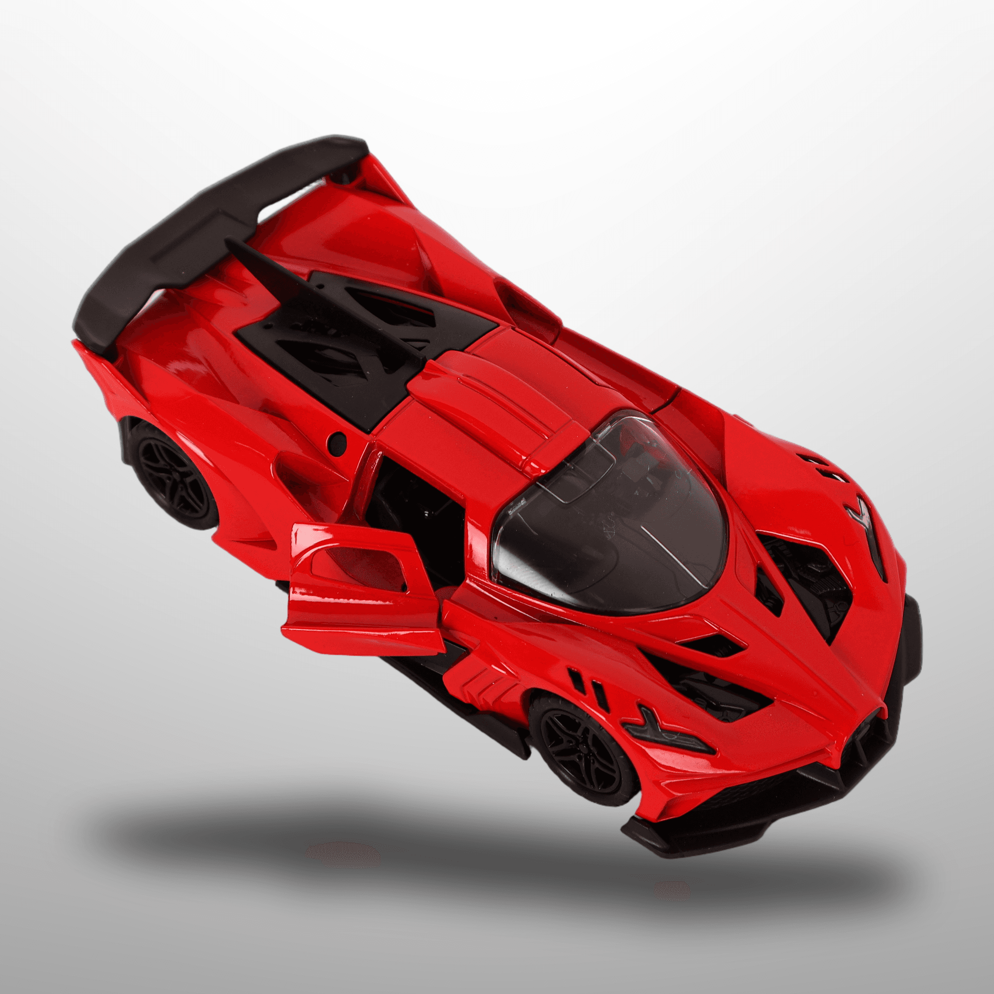 Bugatti Fire Meteor Die-Cast Toy Car-Open Door Sound & Light - Image 2