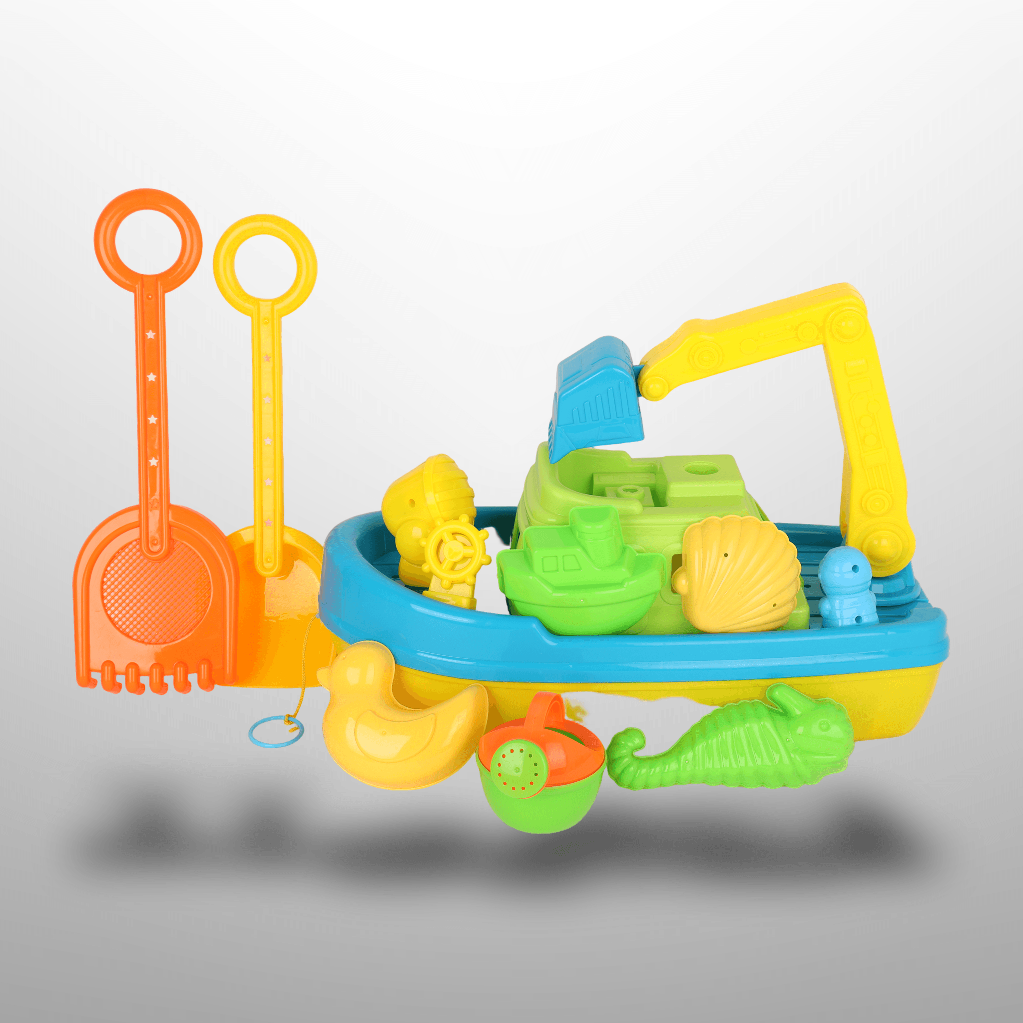 Kids Beach Boat Toy Set 8 Pcs - Image 2