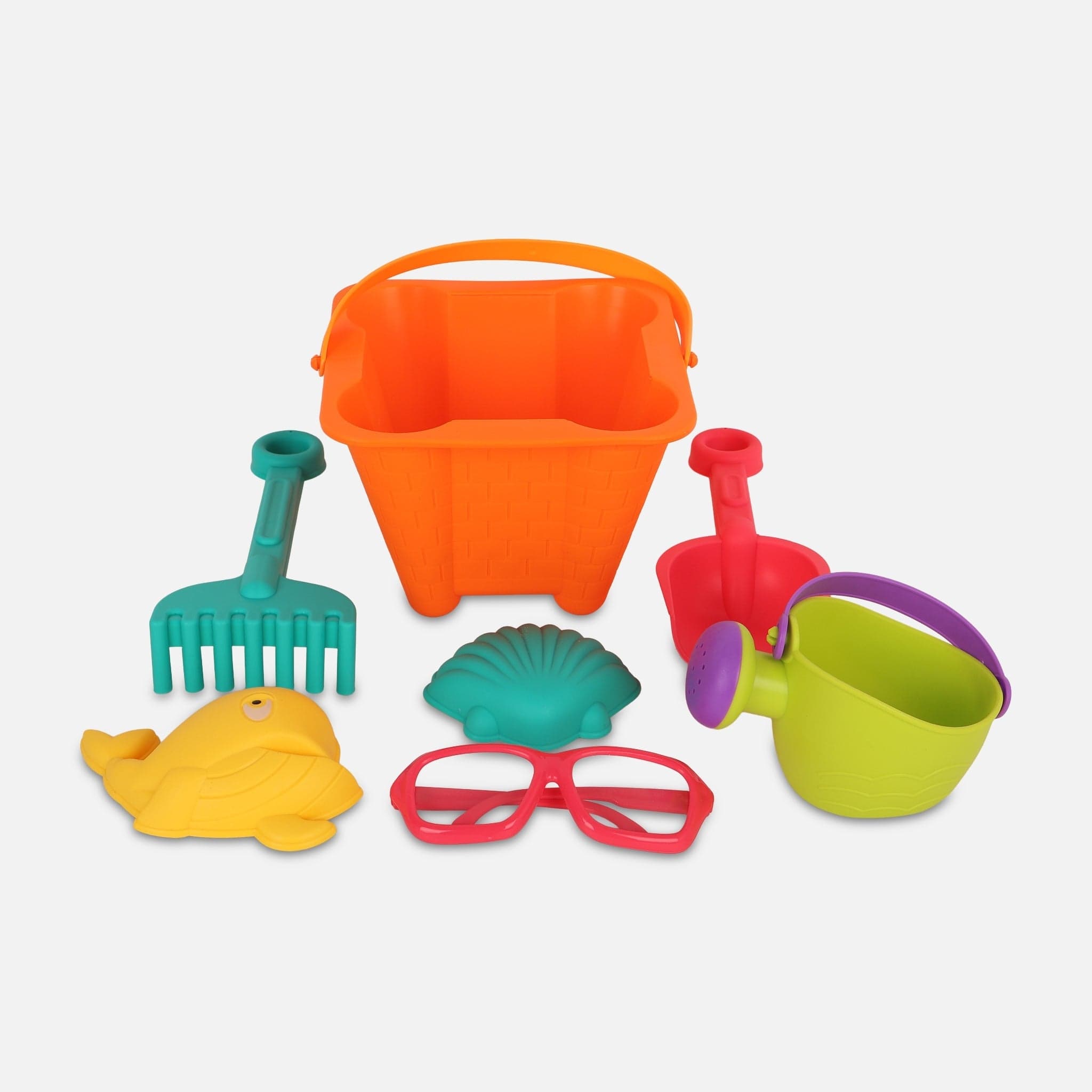 Beach Toys Bucket Sets 7Pcs