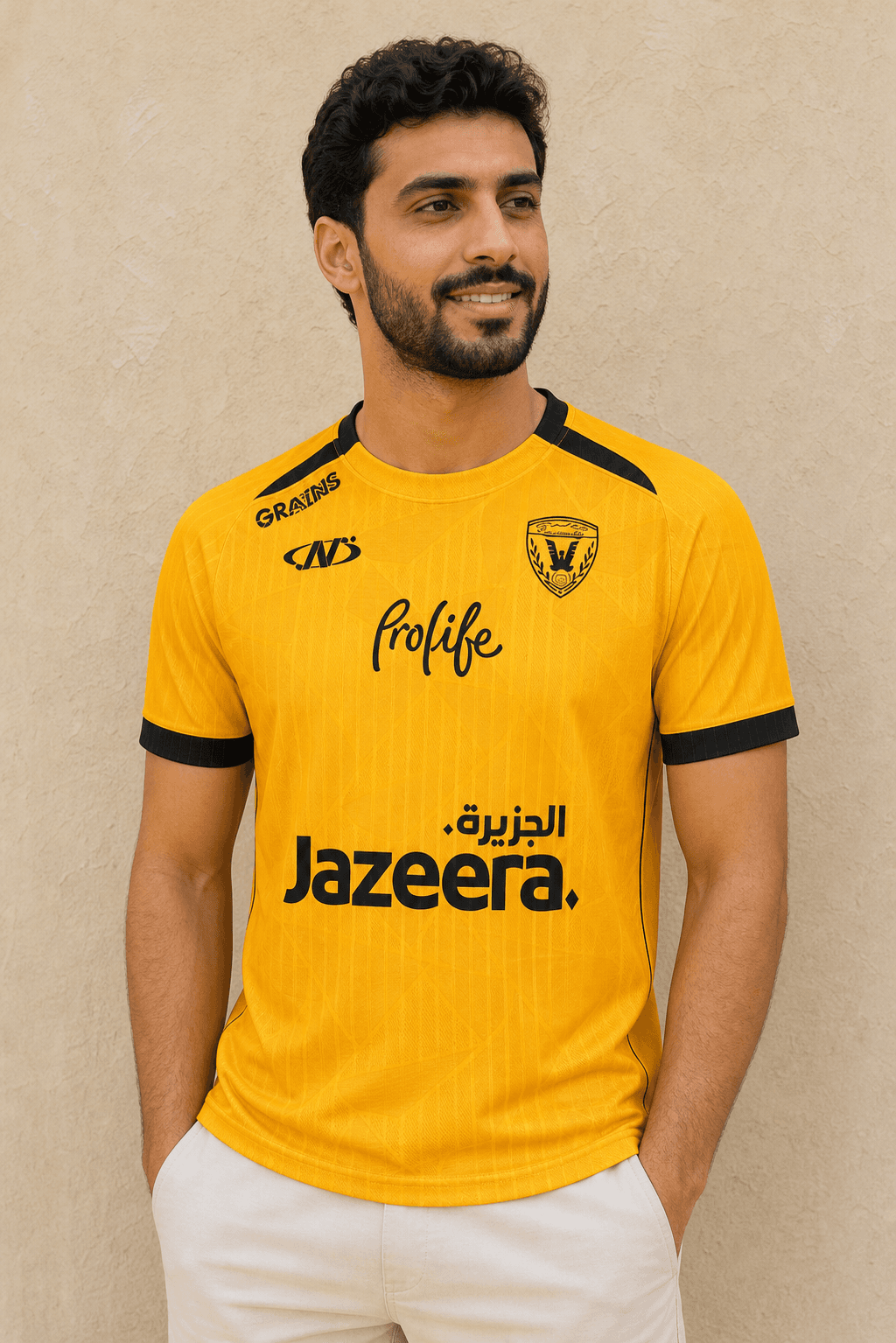 Qadsia SC Men Home Jersey 2026/27 - Yellow