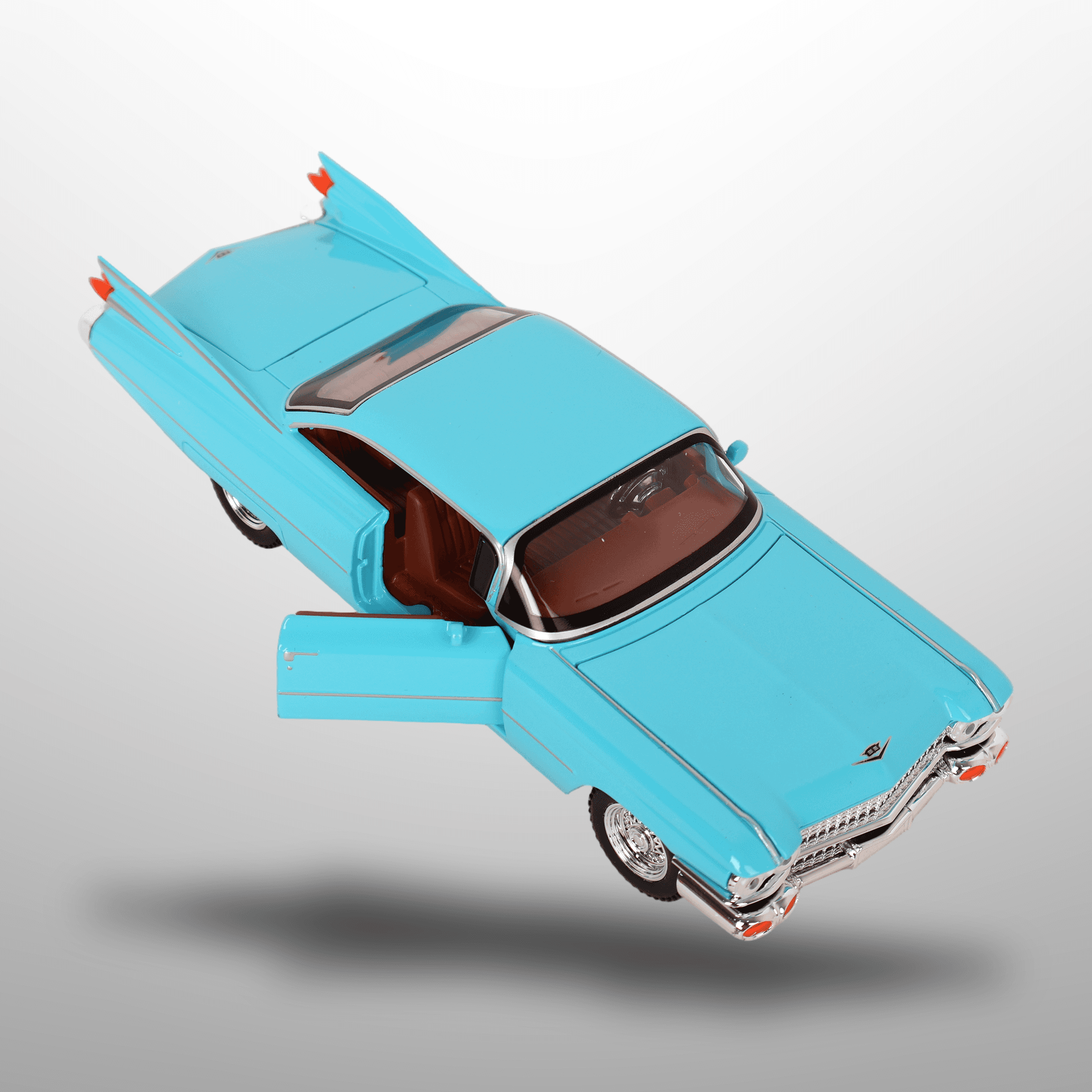 Cadillac Big Rocket Die-Cast Toy Car-Sound & Light  Openable Door - Image 2