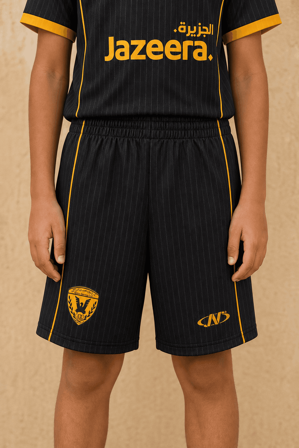 Qadsia SC Boys Away Shorts 2026/27 - Black