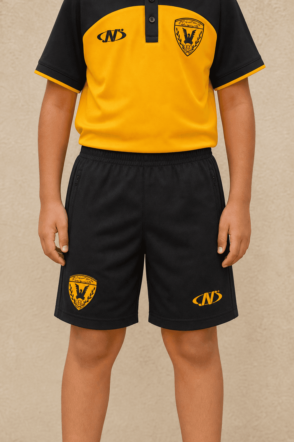 Qadsia SC Fans Boys Shorts - Black