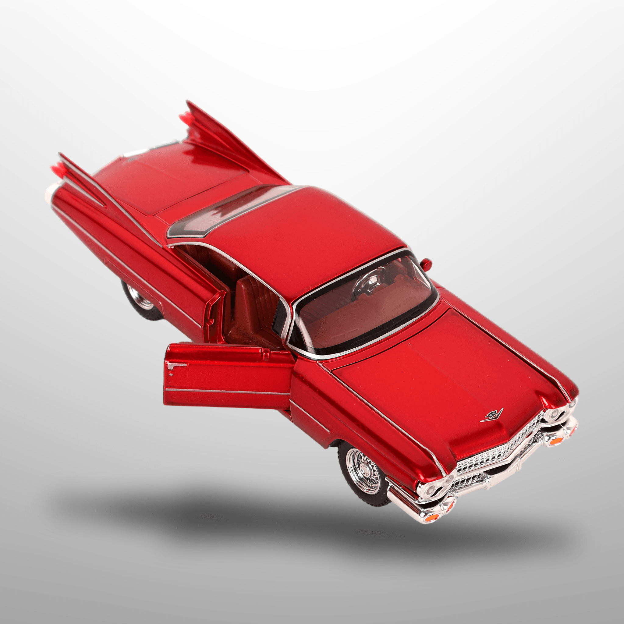 Cadillac Big Rocket Die-Cast Toy Car-Sound & Light  Openable Door - Image 2
