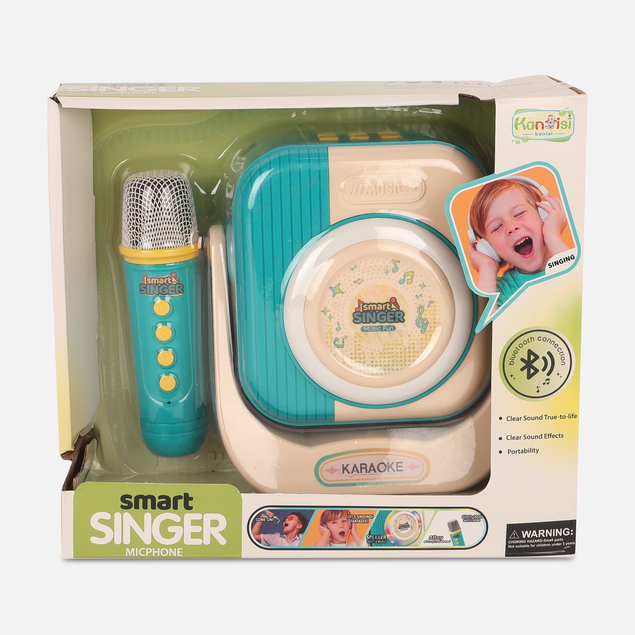 Smart Singer Karaoke Set For Kids With Bluetooth Audio