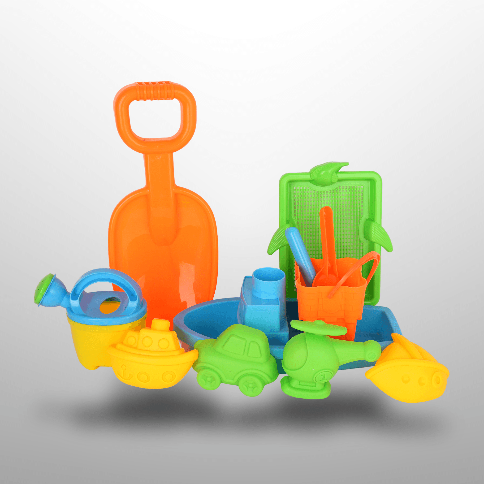 Kids Beach Toys Bucket Sets 11Pcs - Image 2