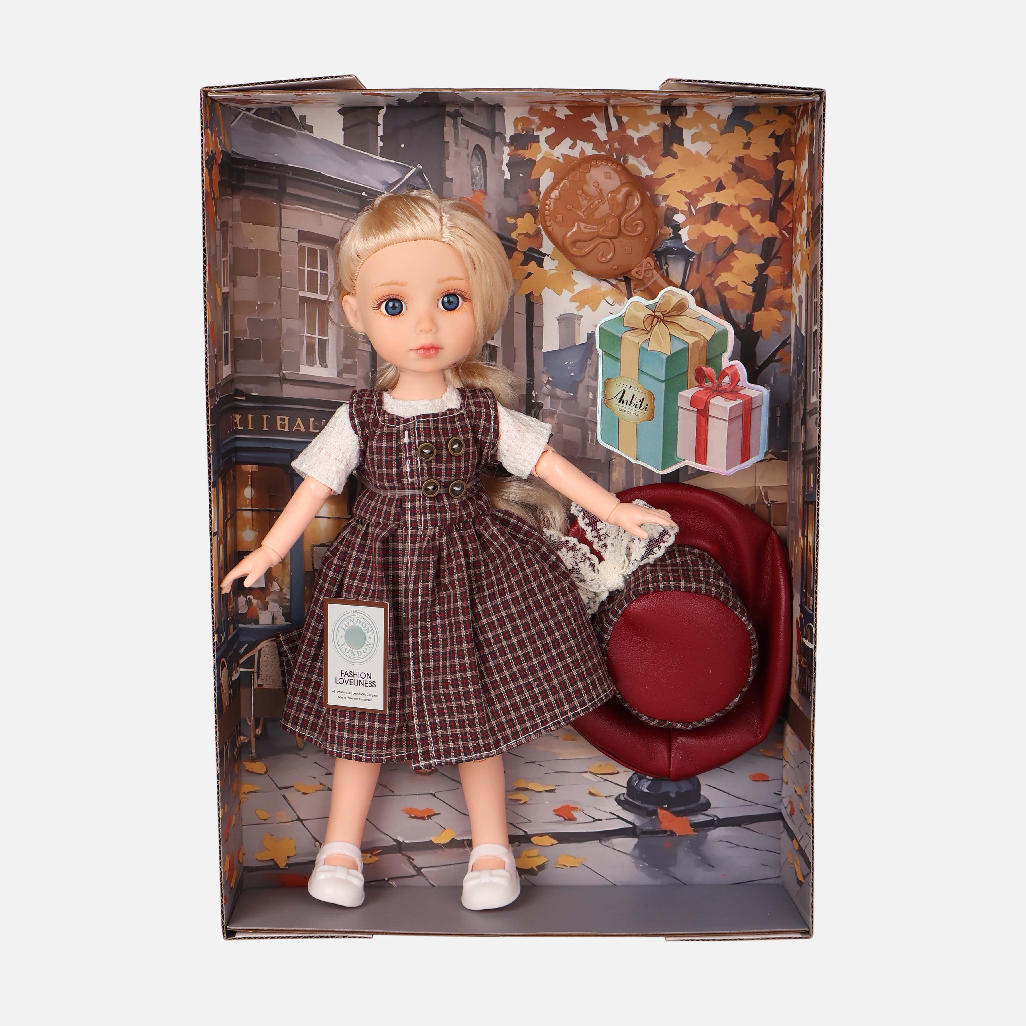 12-Inch Poseable Fashion Doll Toy