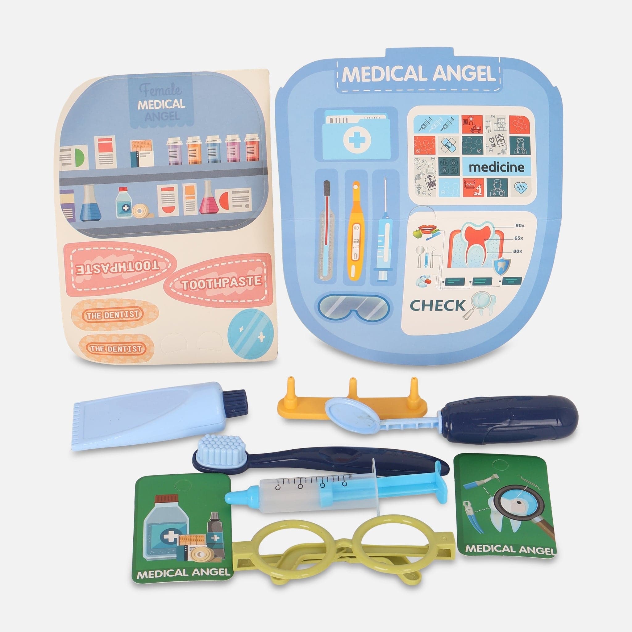 Toy Play House Set 2-In-1 Medical (11Pcs) - Image 2