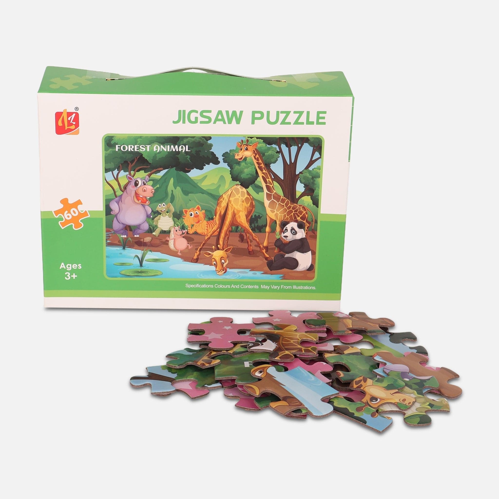 Puzzle Toy Forest Animals 60Pcs - Image 2