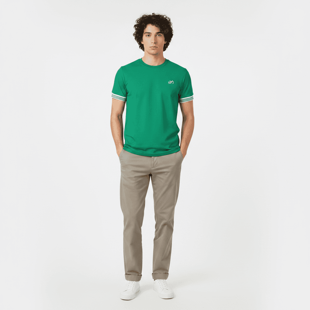 Al-Arabi Sc Men T-Shirt Round Neck Short Sleeve