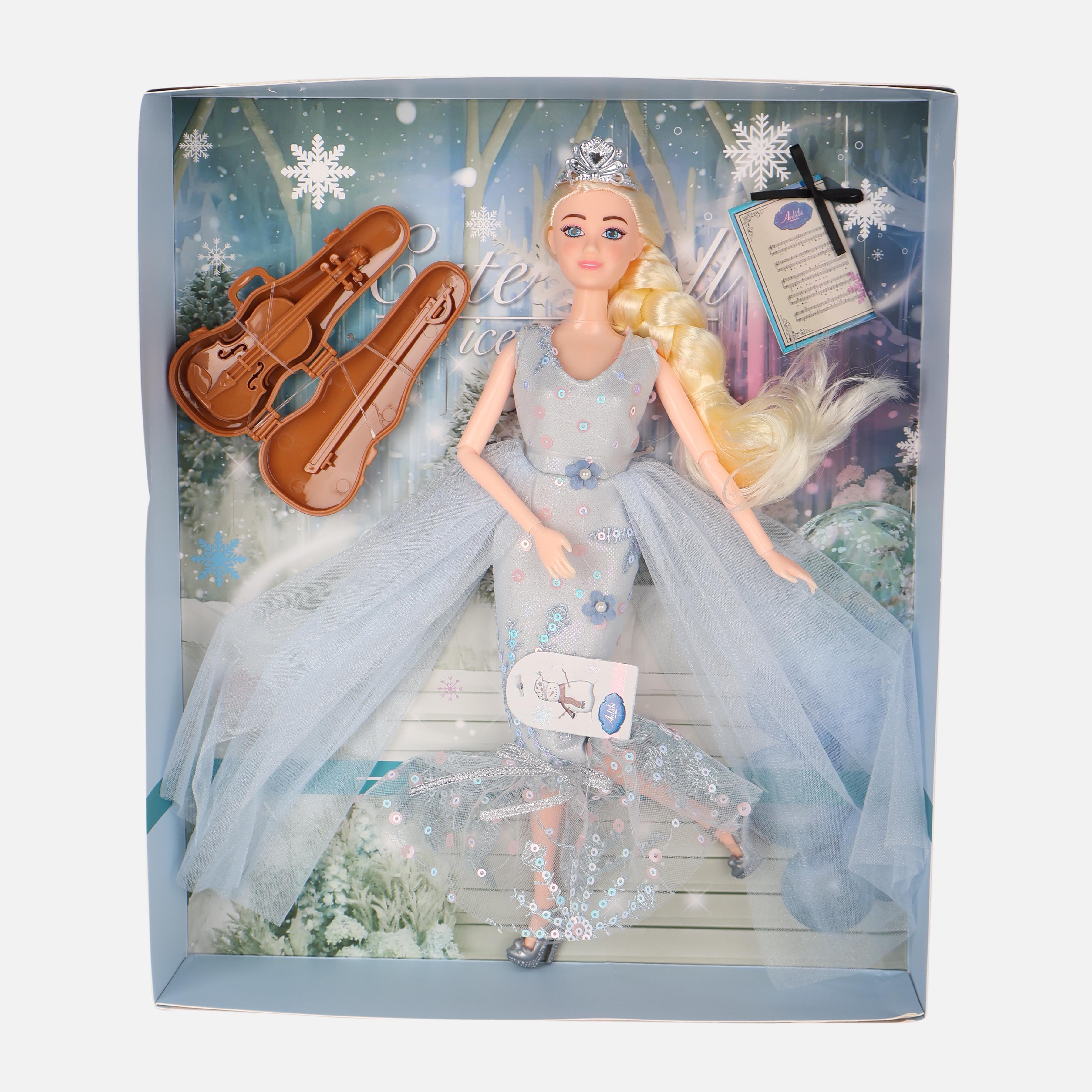 11.5-Inch Snow Fantasy Jointed Doll Toy