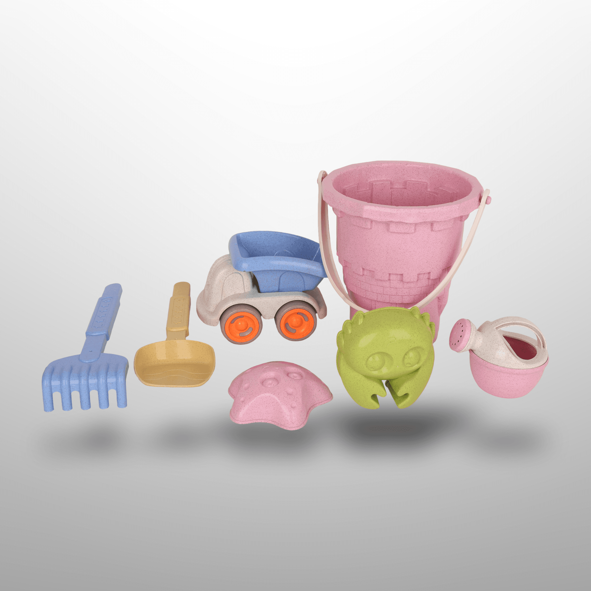 Kids Beach Toys Bucket Sets 7Pcs - Image 2