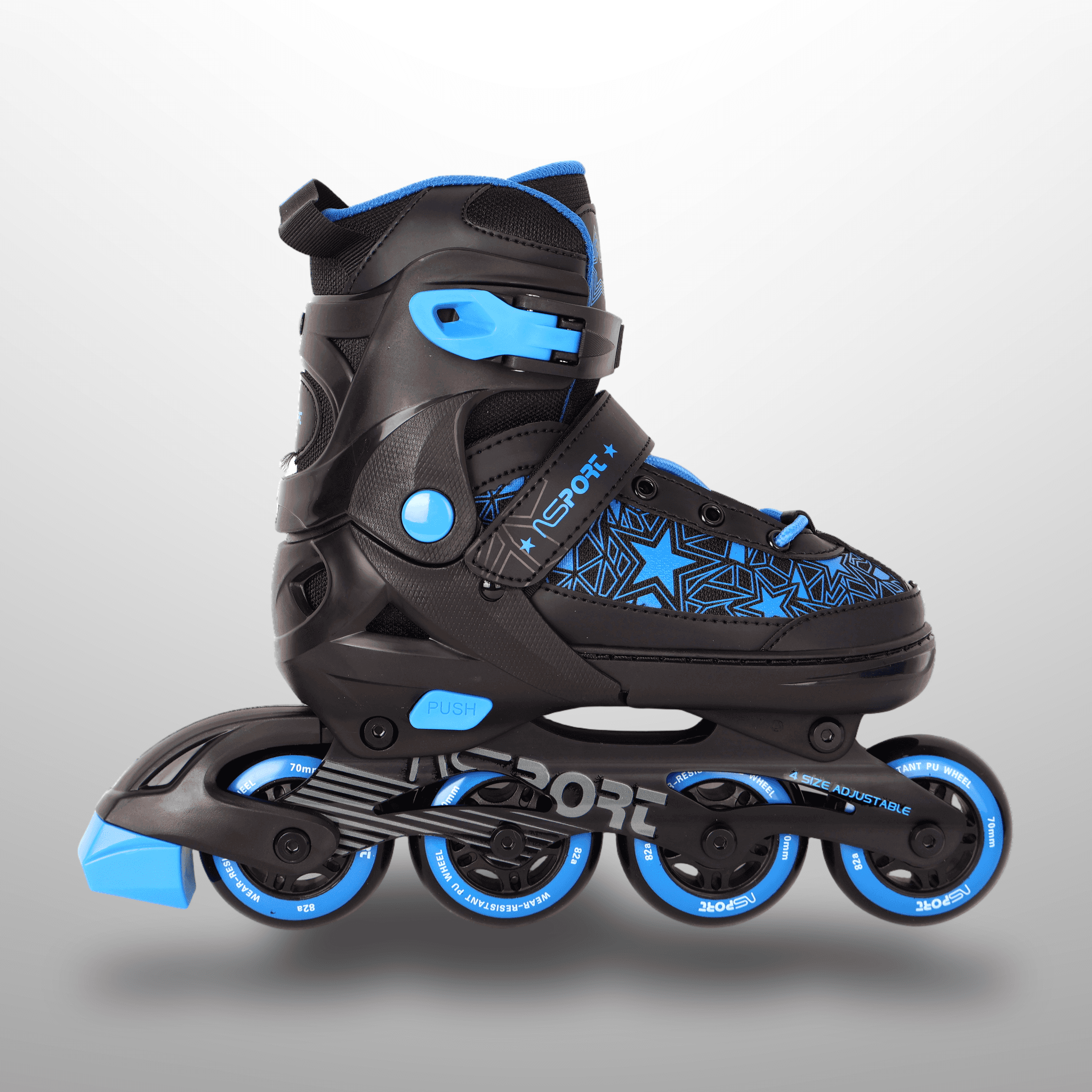 Kids Inline Skates Set With Helmet & Protective Gear - Image 2