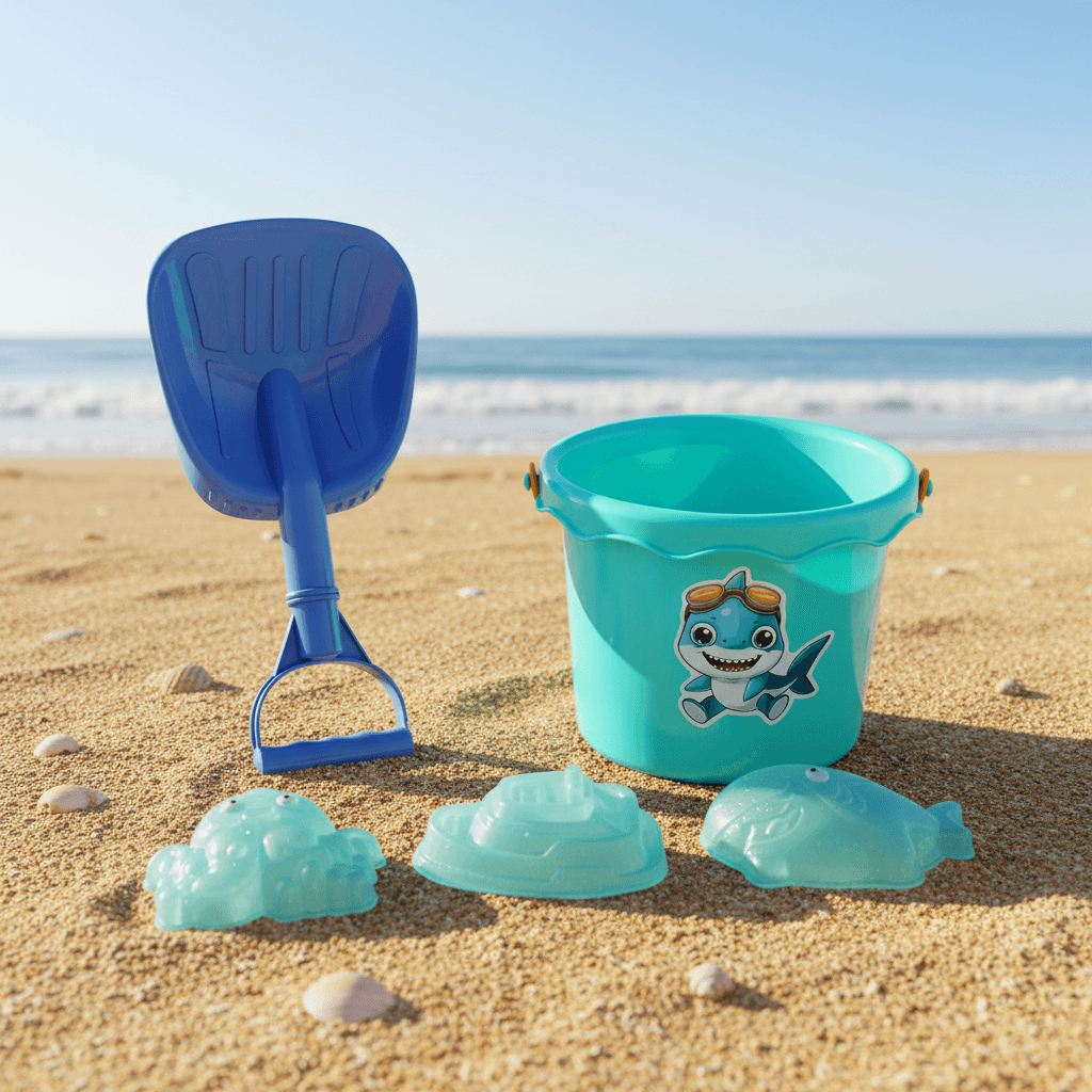 Kids Beach Toys Bucket Sets 5Pcs - Image 6