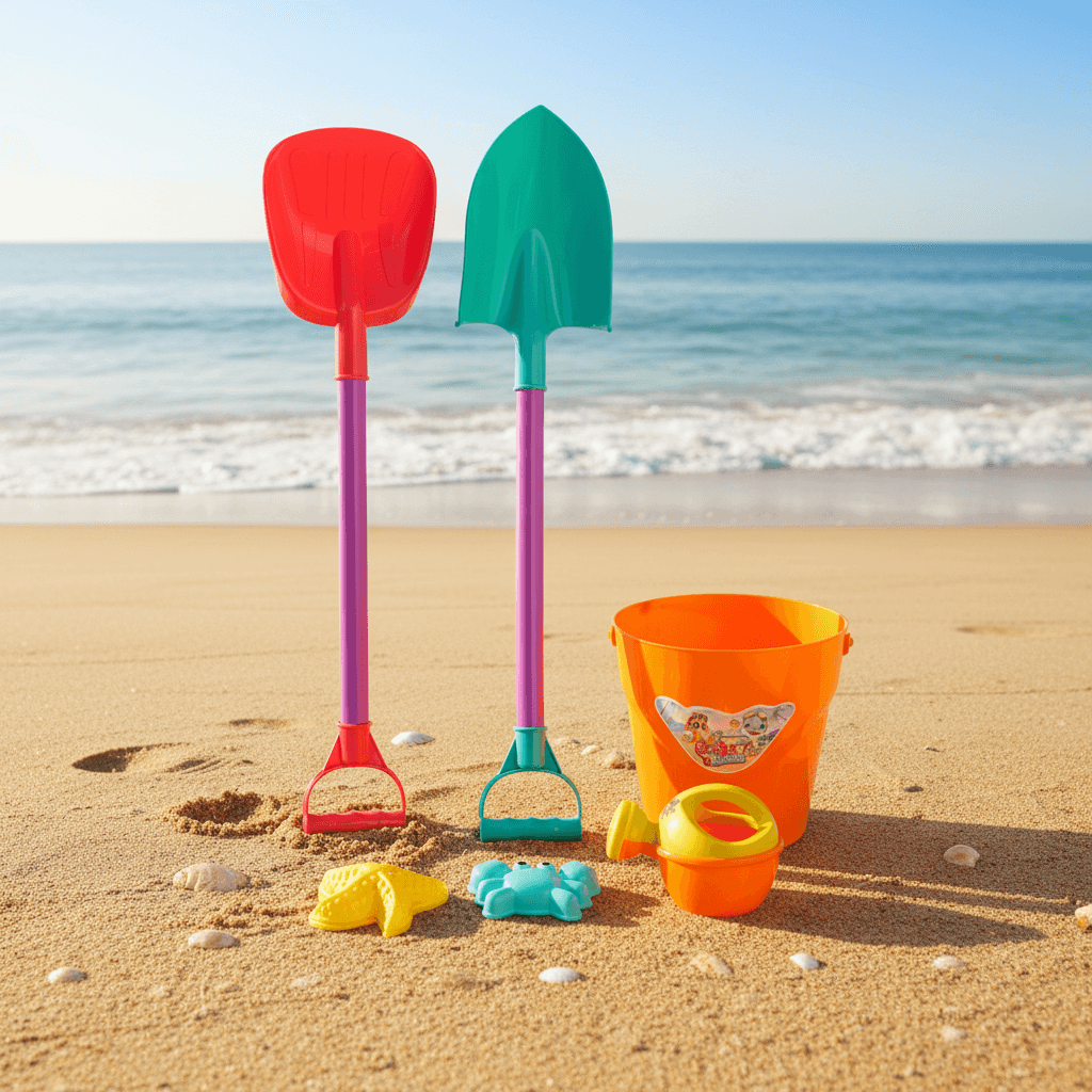 Kids Beach Toys Bucket Sets 6Pcs - Image 4