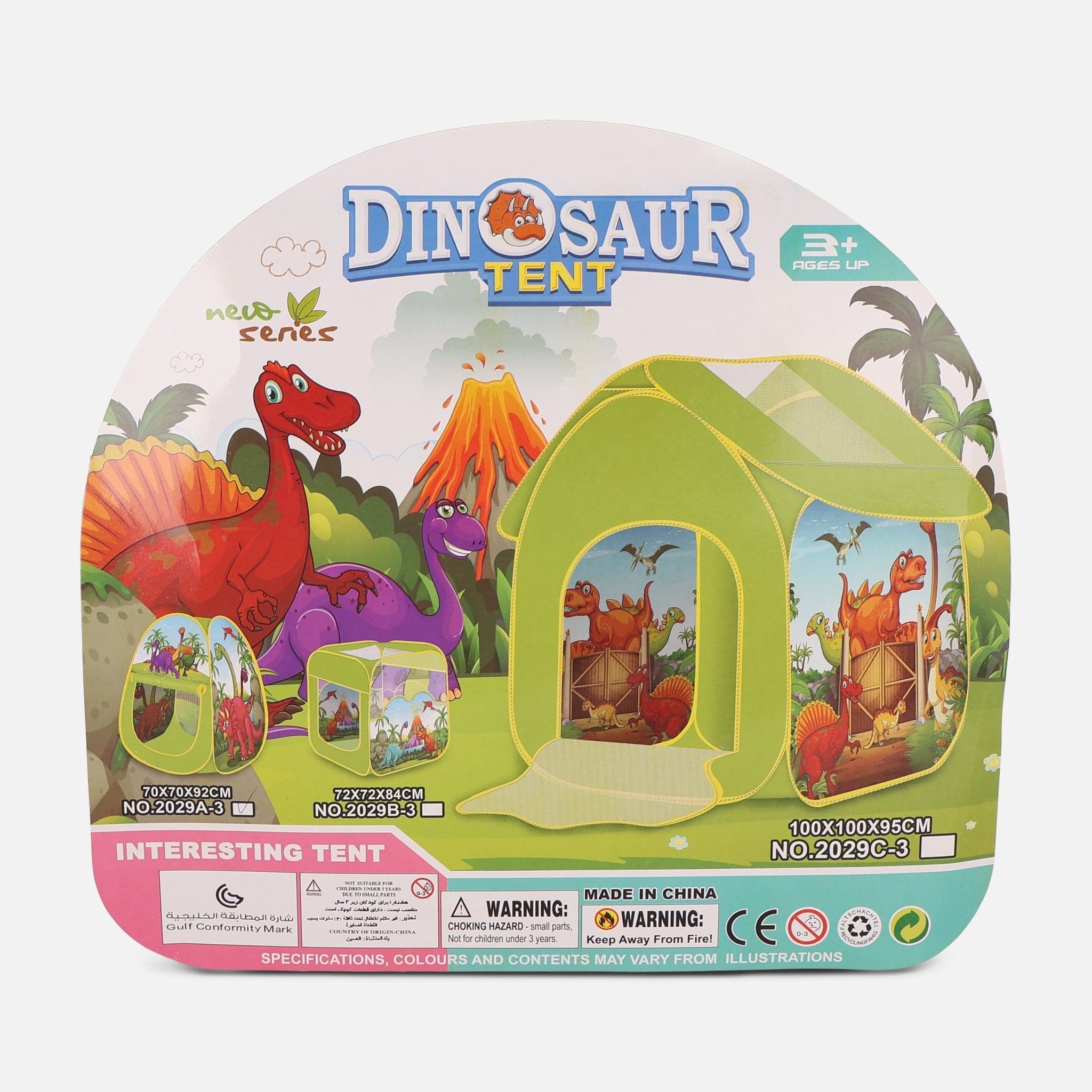 Dinosaur Playhouse Tent For Kids - Image 2