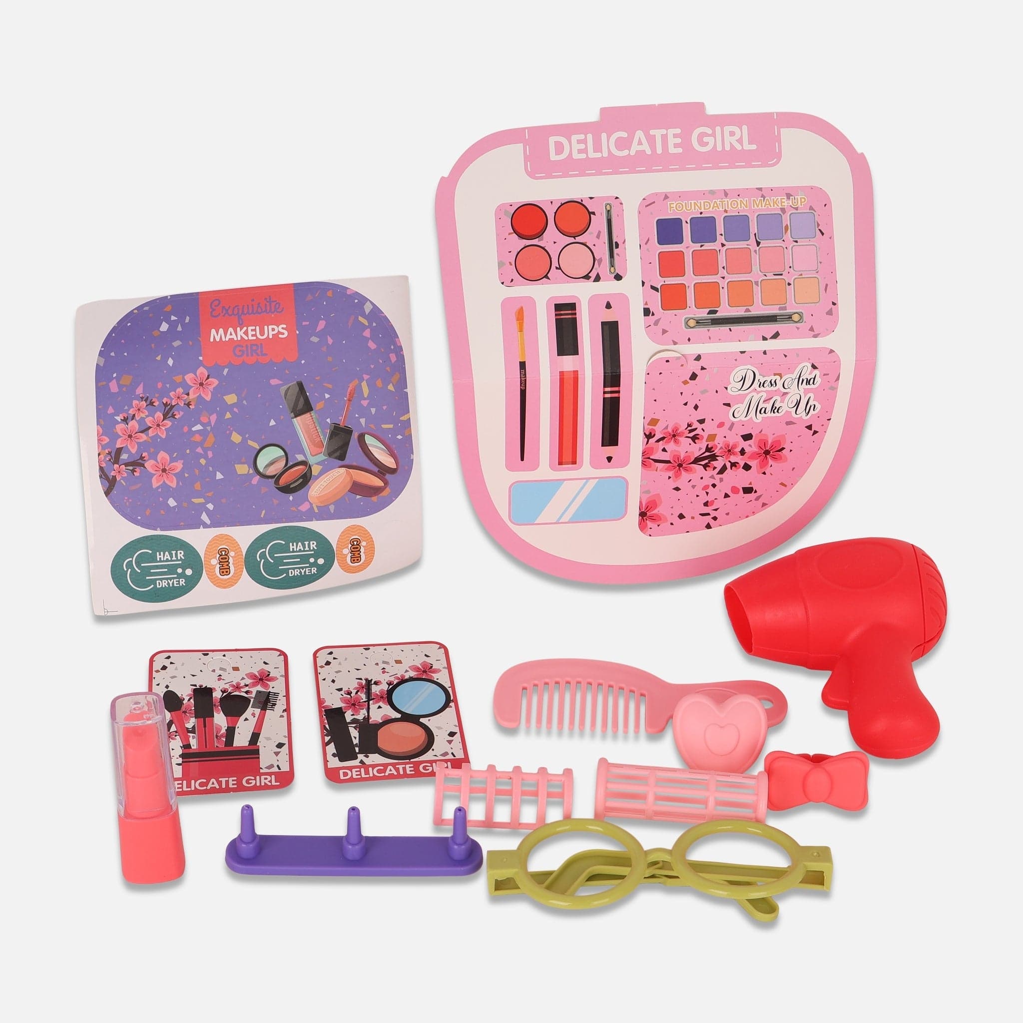 Kids Dressing And Beauty Playset 13 Pcs - Image 2