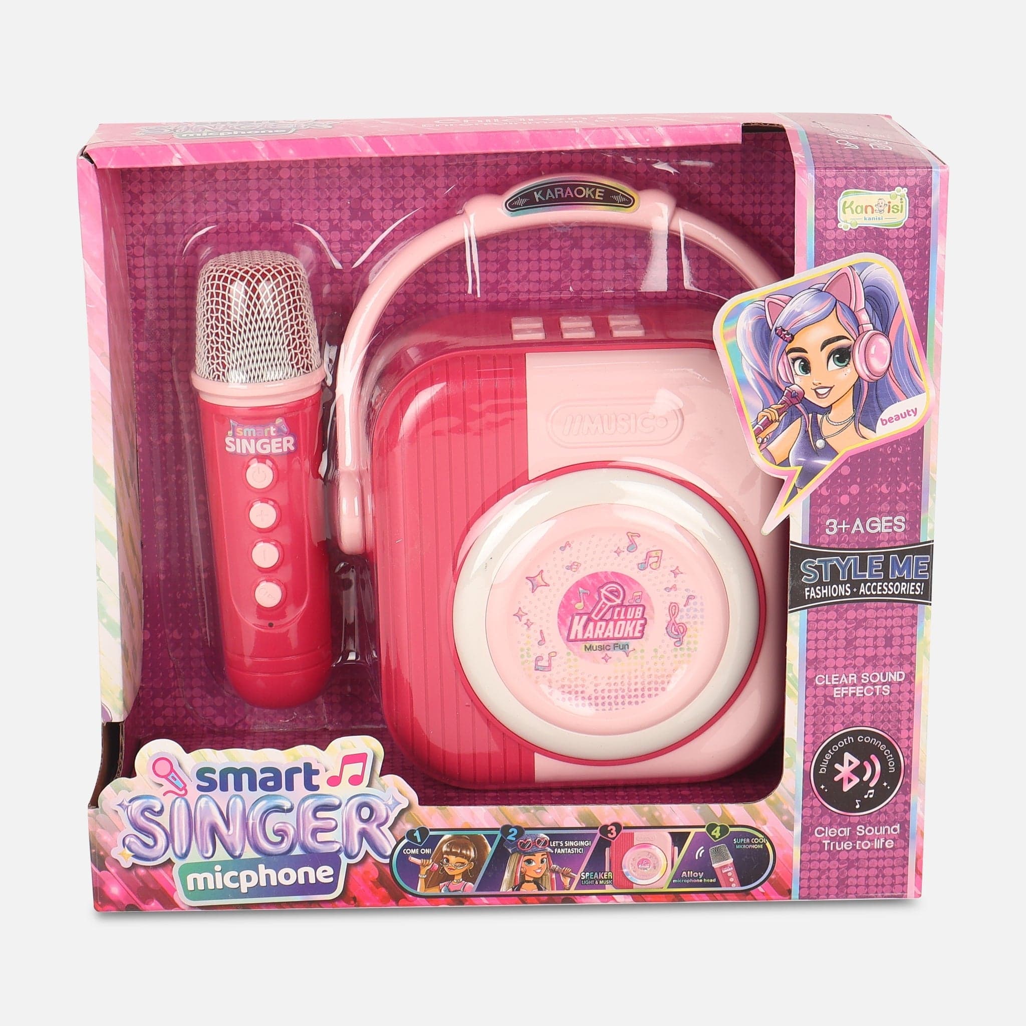 Smart Singer Karaoke Set For Kids With Bluetooth Audio