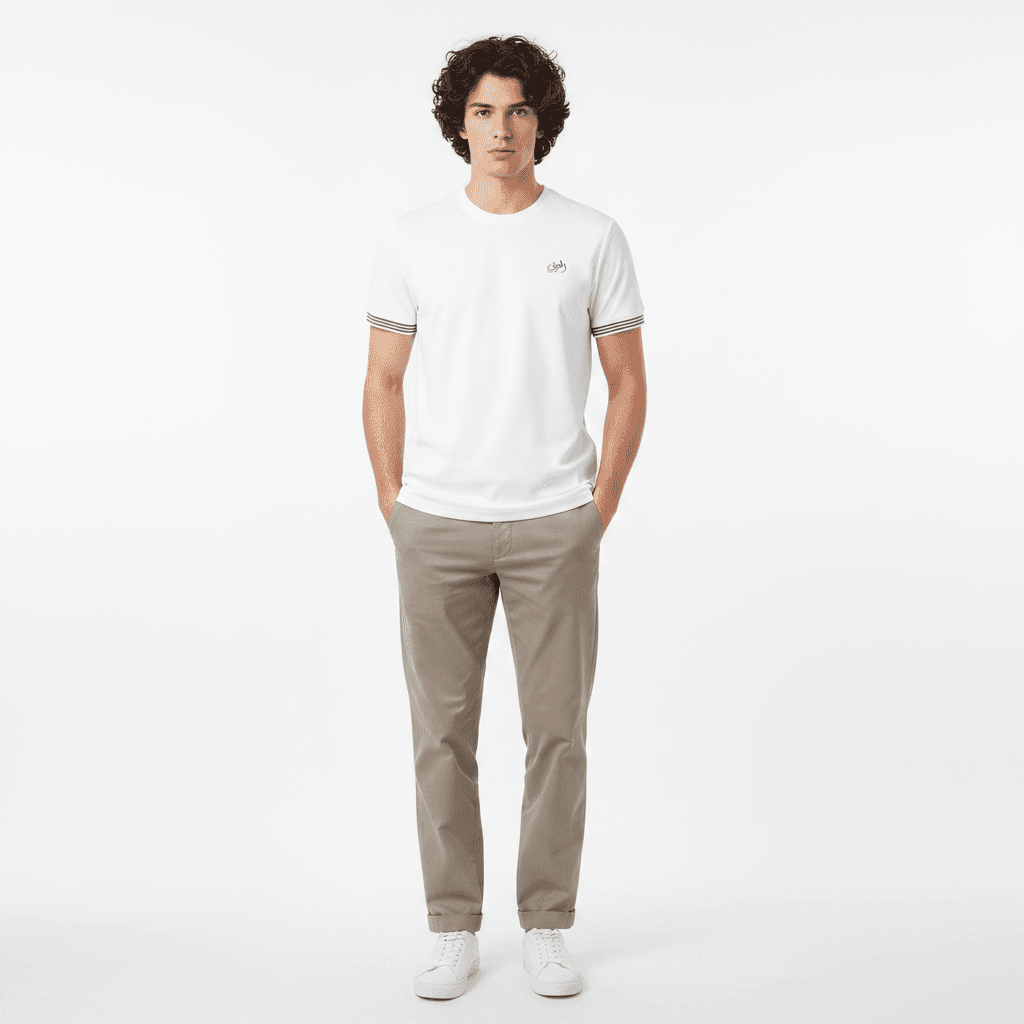 Al-Arabi Sc Men T-Shirt Round Neck Short Sleeve