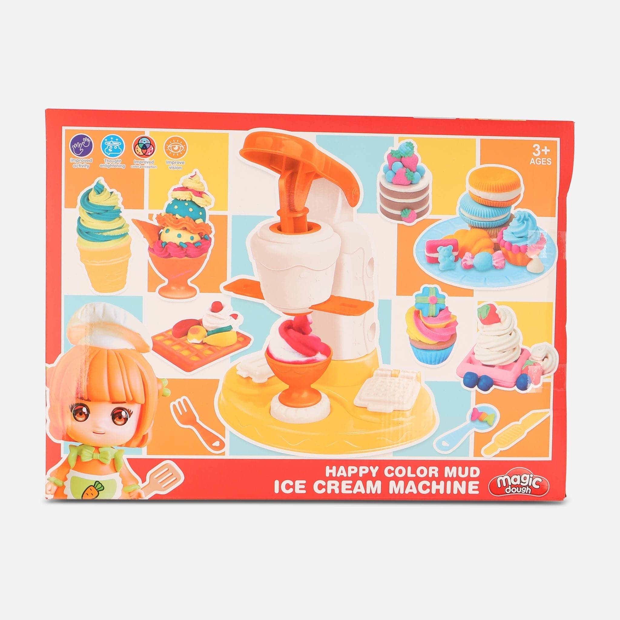 Play Dough Ice Cream Maker Toy Set