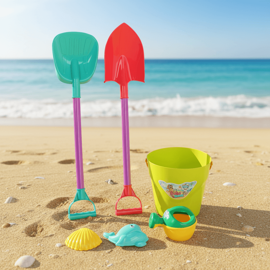 Kids Beach Toys Bucket Sets 6Pcs