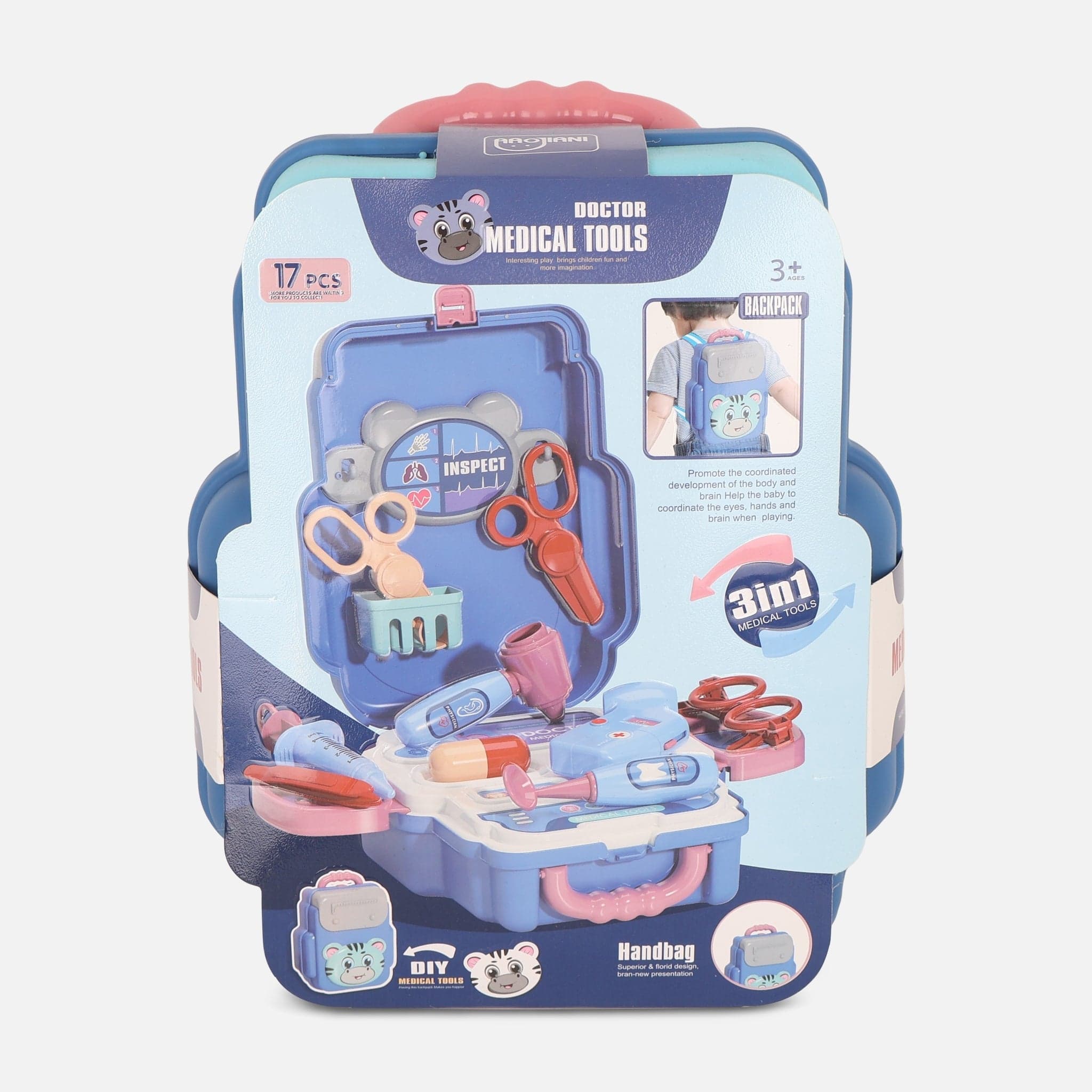 Toy Play House Set Doctor Handbag (19Pcs)